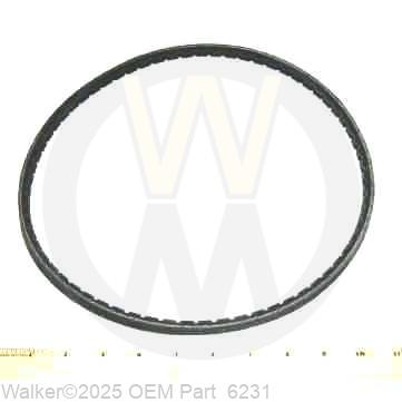 Walker Part # 6231 : DRIVE BELT (3VX355)