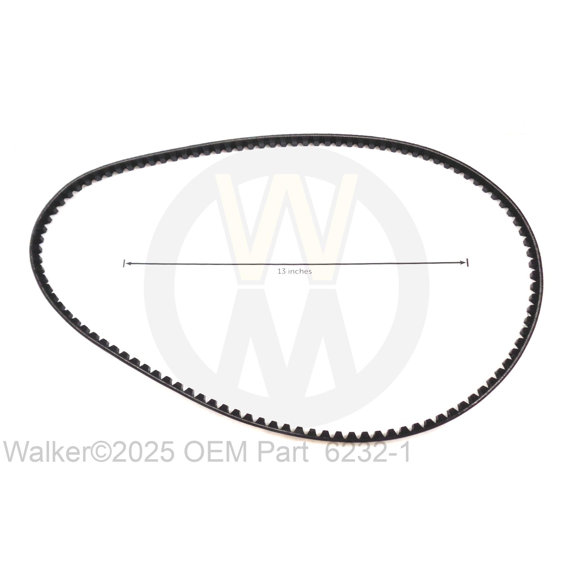 Walker Part # 6232-1 : Ground Drive Belt (A47)