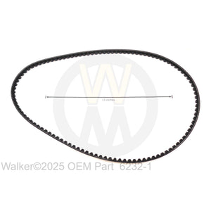 Walker Part # 6232-1 : Ground Drive Belt (A47)