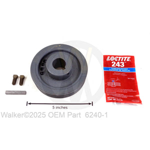 Walker Part # 6240-1 : ENGINE PULLEY (4-1/2/3V)