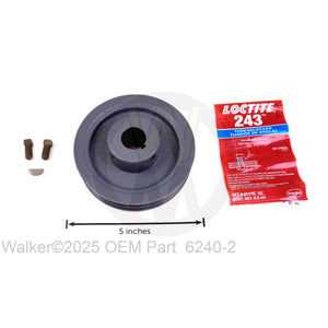 Walker Part # 6240-2 : DRIVE PULLEY (4-1/2/3V)
