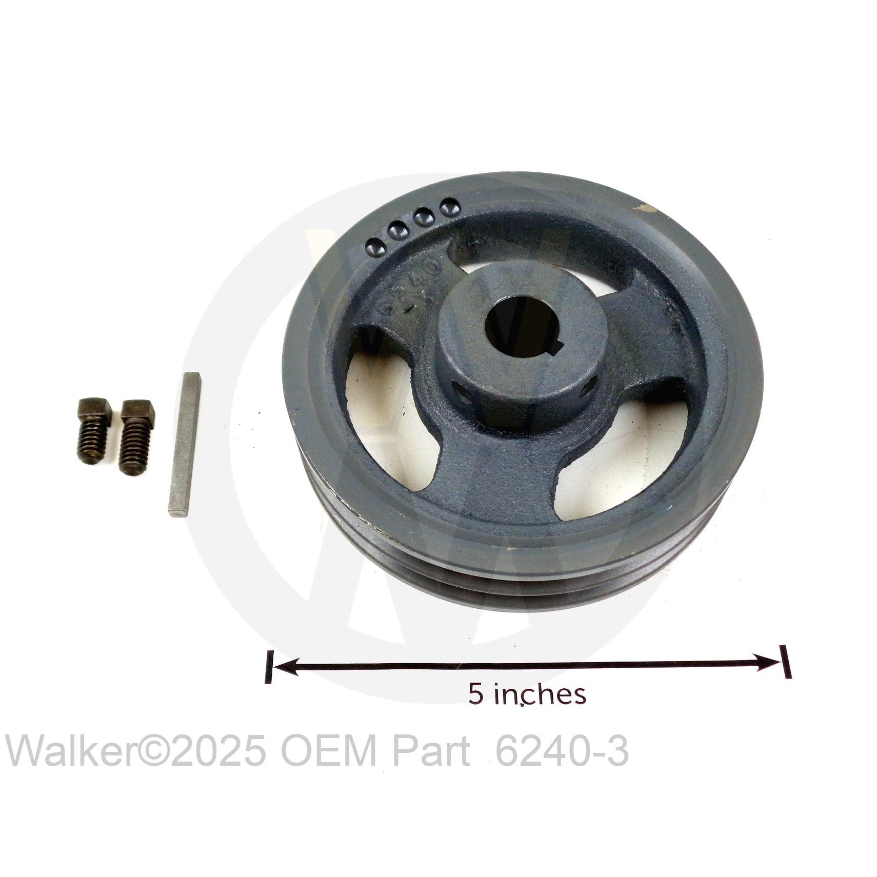 Walker Part # 6240-3 : PTO DRIVE PULLEY (5/3V)