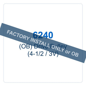 Walker Part # 6240 : (OB) Drive Pulley (4-1/2 / 3V)