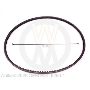 Walker Part # 6250-1 : DRIVE BELT (3VX375) New Shorter Length 365