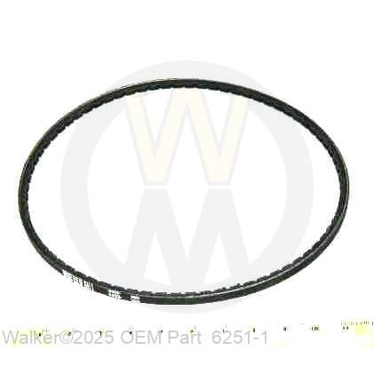 Walker Part # 6251-1 : DRIVE BELT (3VX385)
