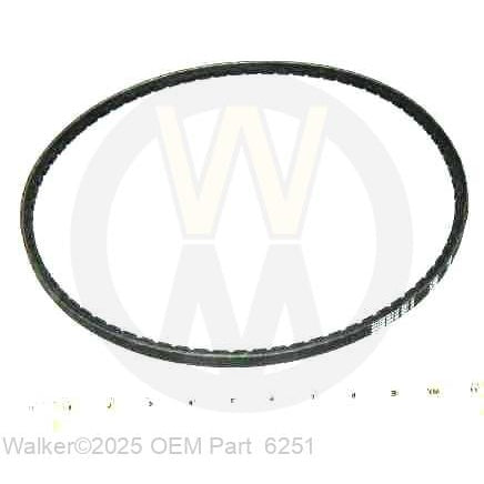 Walker Part # 6251 : DRIVE BELT (3VX395)