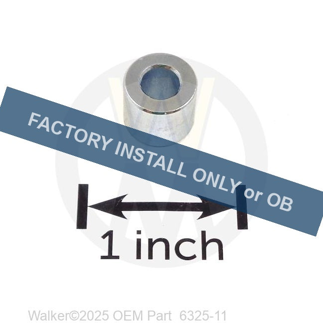 Walker Part # 6325-11 : Spacer (.5x.250x.375)
