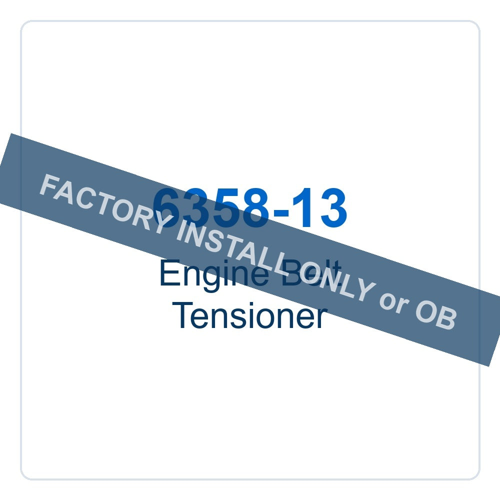 Walker Part # 6358-13 : Engine Belt Tensioner