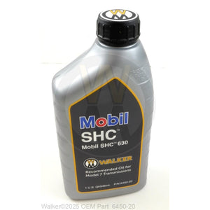 Walker Part # 6450-20 : (SU6450-21)(NR) Mobil SHC 630 Oil, Quart