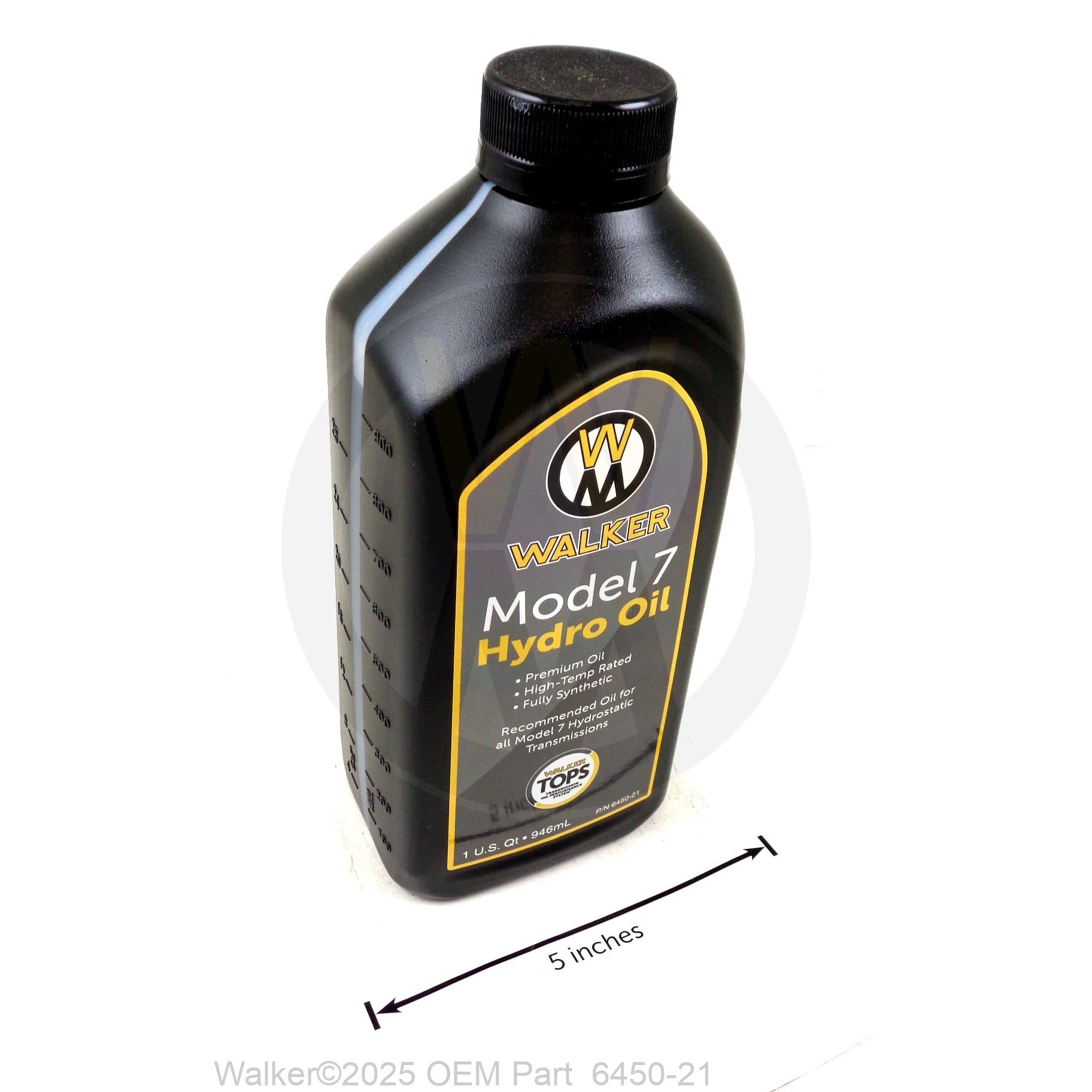 Walker Part # 6450-21 : Amsoil, Quart