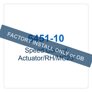 Walker Part # 6451-10 : Speed Control Actuator/RH/MC23