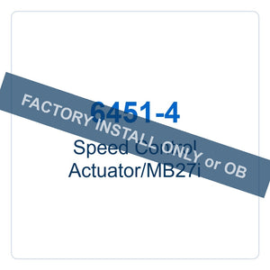 Walker Part # 6451-4 : Speed Control Actuator/MB27i