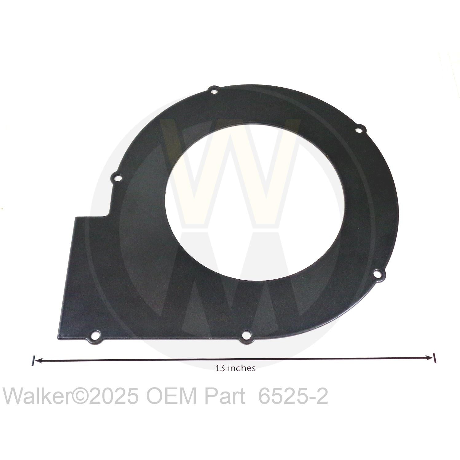 Walker Part # 6525-2 : (NR) Faceplate (10" Blower)