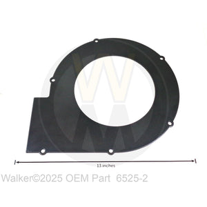Walker Part # 6525-2 : (NR) Faceplate (10" Blower)