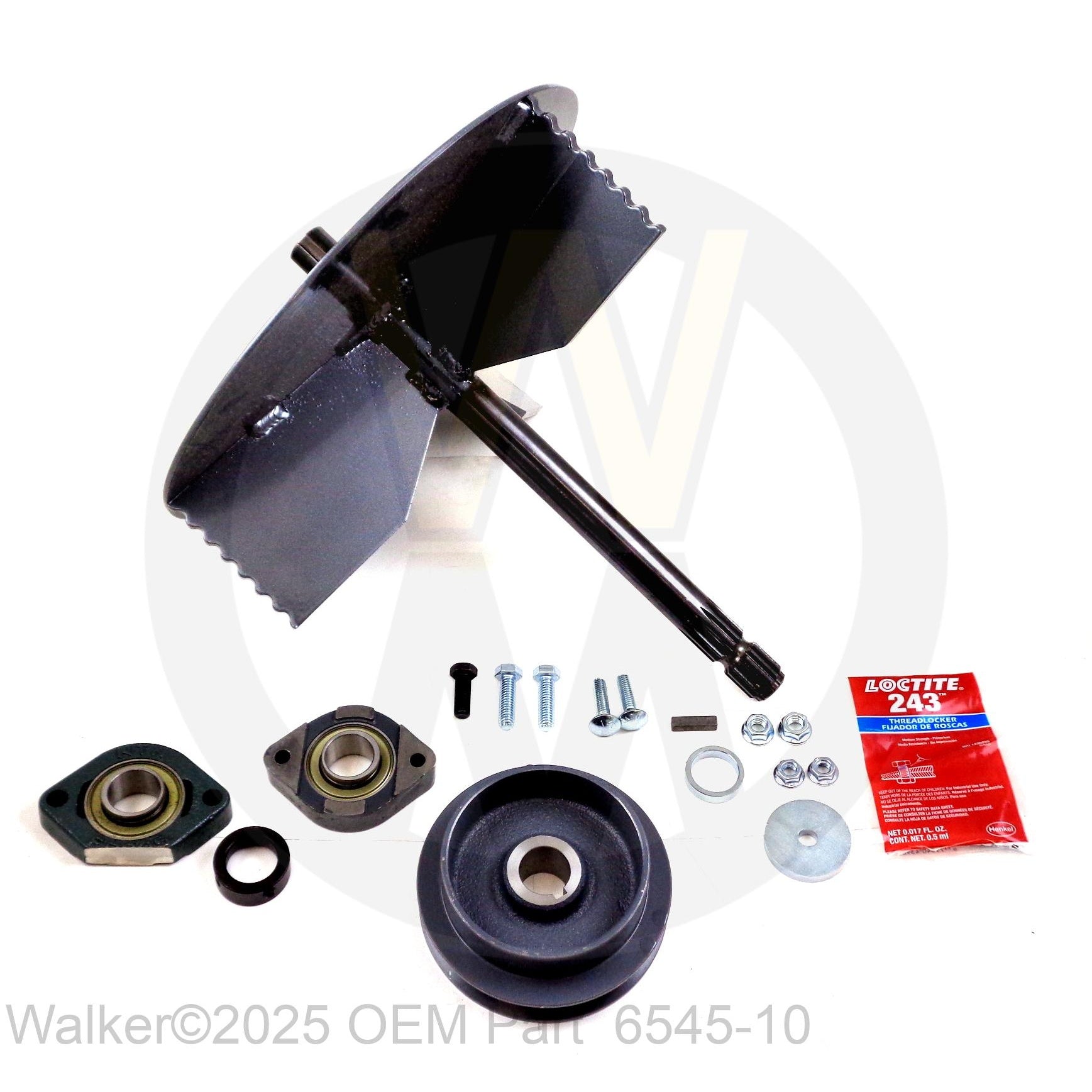 Walker Part # 6545-10 : MS18 Blower Wheel Upgrade Kit