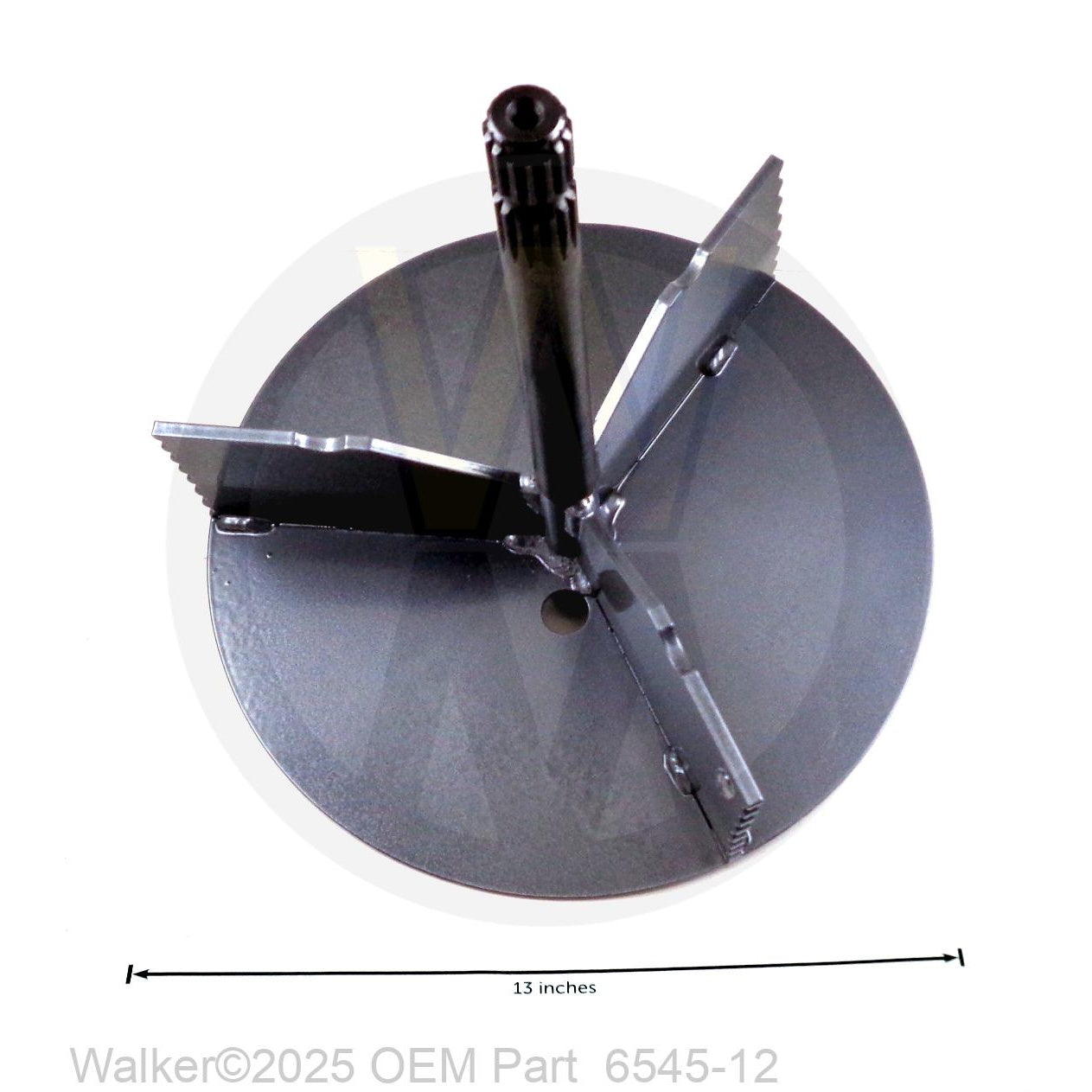 Walker Part # 6545-12 : Blower Wheel/MS18 (Electric Clutch)