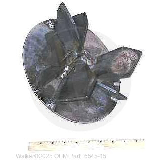 Walker Part # 6545-15 : (NR)CASE HARDENED BLOWER WHEEL (10')