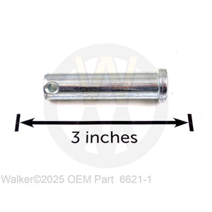 Walker Part # 6621-1 : CLEVIS PIN (1/2x2)