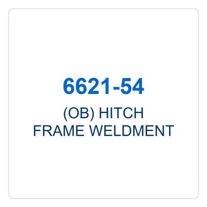 Walker Part # 6621-54 : (OB) HITCH FRAME WELDMENT