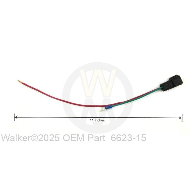 Walker Part # 6623-15 : Power/Ground Tractor Pigtail