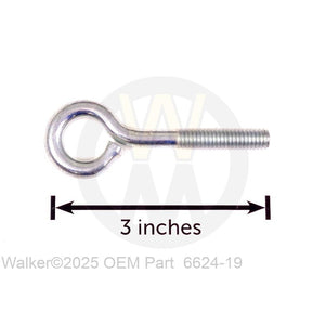 Walker Part # 6624-19 : Eye Bolt 5/16-18x2