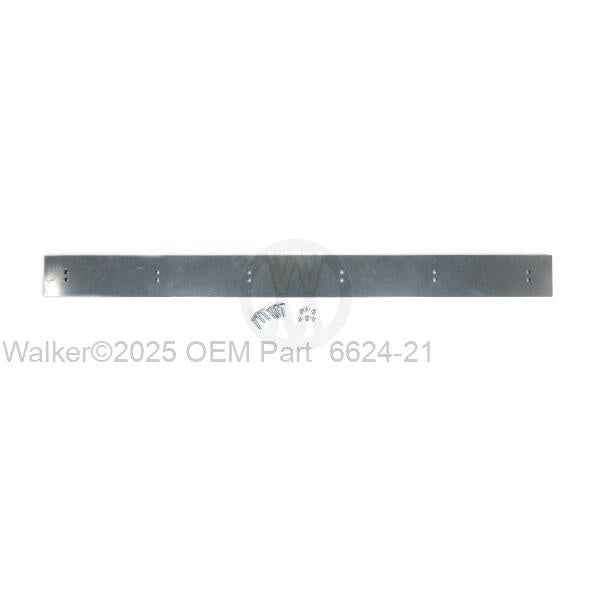 Walker Part # 6624-21 : Dozer Blade Steel Wear Strip Kit 48'