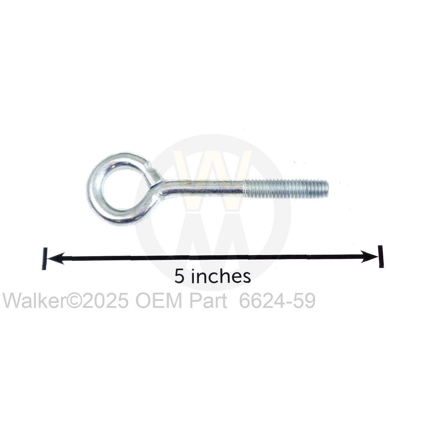 Walker Part # 6624-59 : Eye Bolt 5/16-18x2-1/2