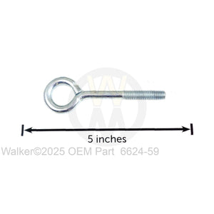 Walker Part # 6624-59 : Eye Bolt 5/16-18x2-1/2