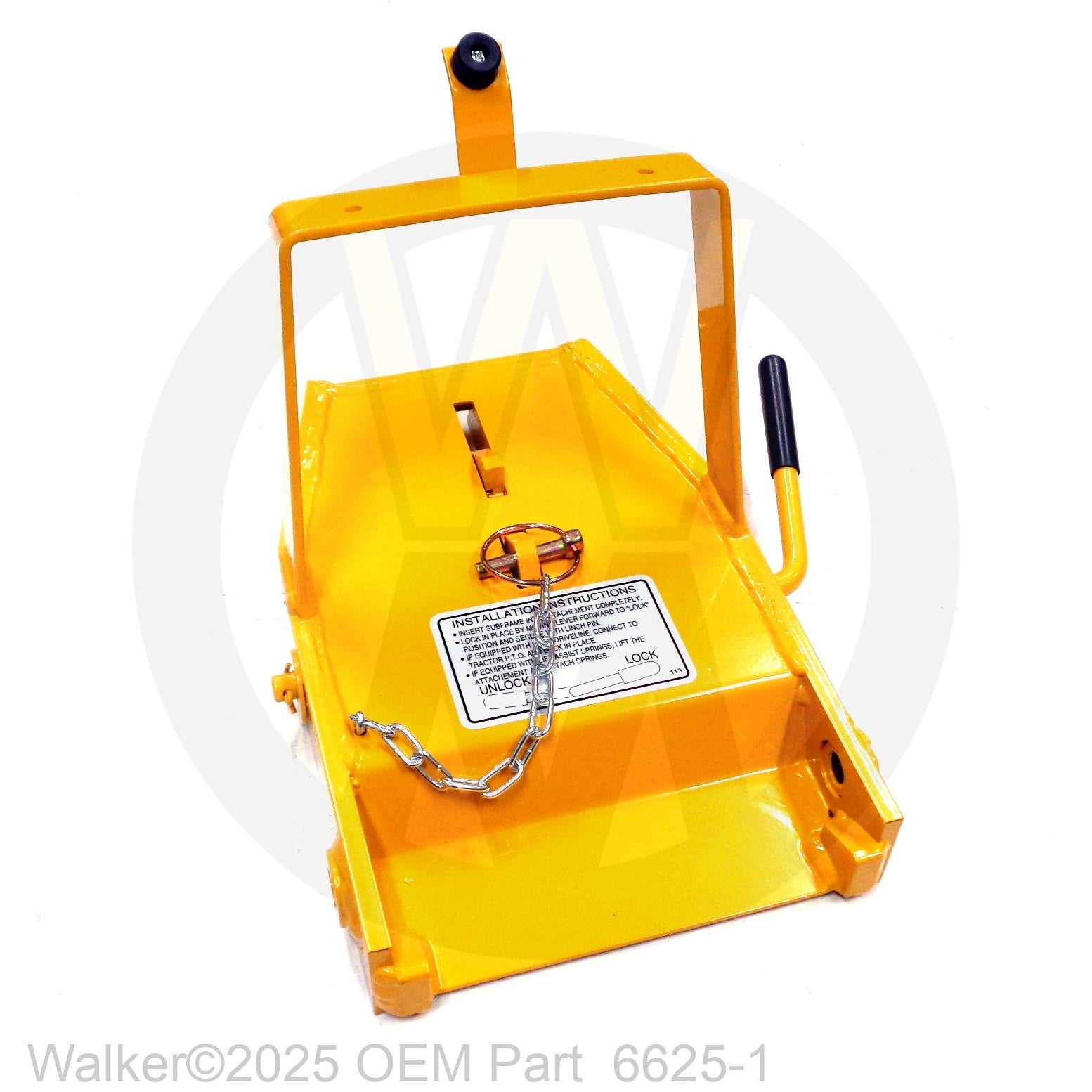 Walker Part # 6625-1 : HITCH ASSEMBLY/MALE
