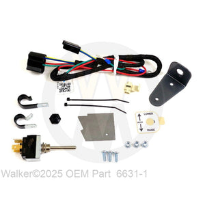 Walker Part # 6631-1 : IMPLEMENT HITCH ELEC. PKG MBS