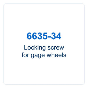 Walker Part # 6635-34 : Locking screw for gage wheels