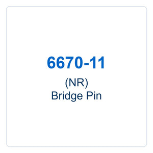 Walker Part # 6670-11 : (NR) Bridge Pin