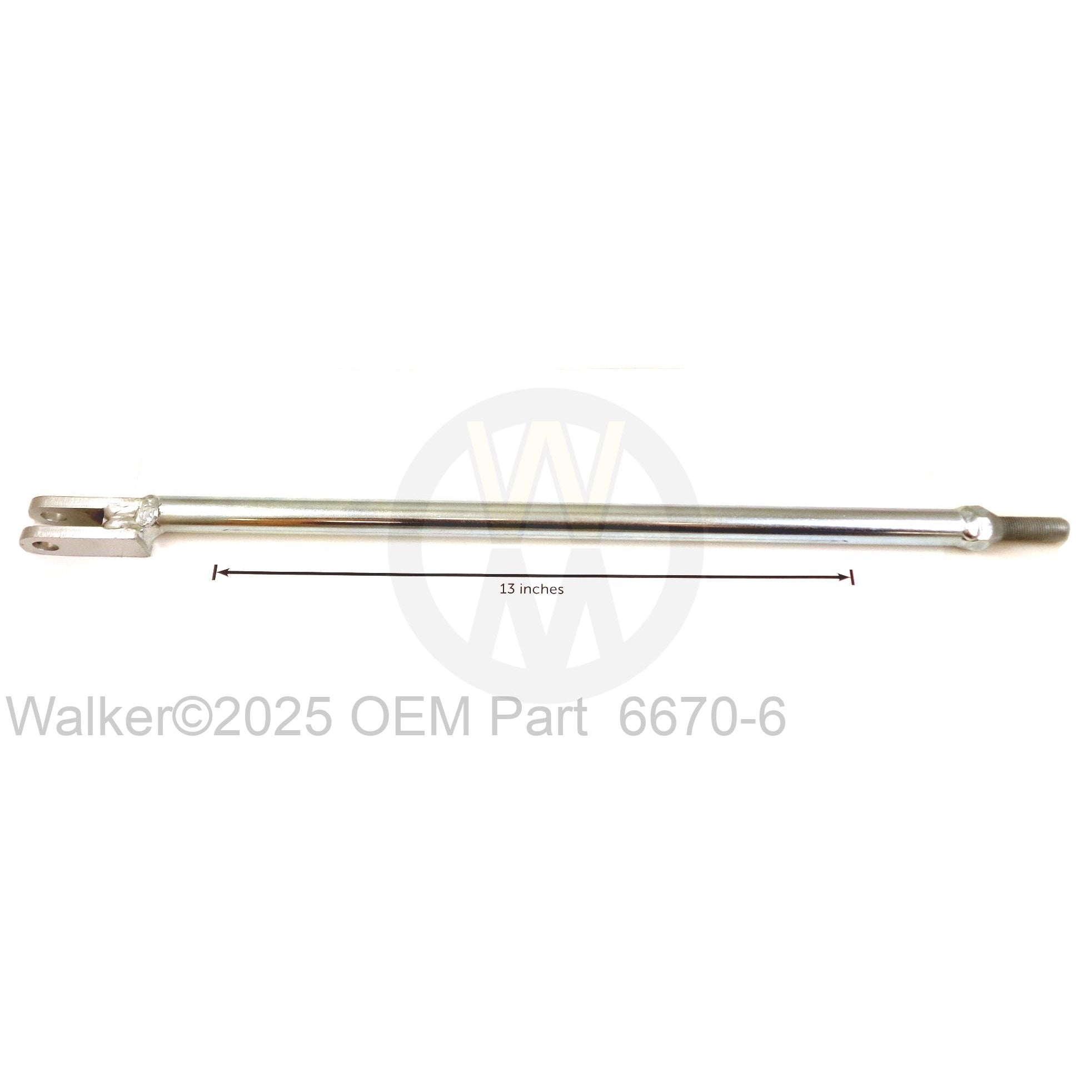 Walker Part # 6670-6 : Parallel Bar/MBS