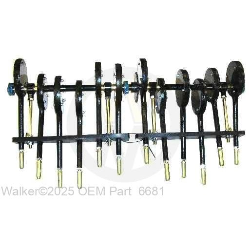 Walker Part # 6681 : TINE CRANK ASSEMBLY (OB)