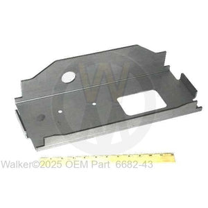 Walker Part # 6682-43 : Gearbox Mount Tray [Perforator]