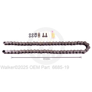 Walker Part # 6685-19 : O-Ring Chain (#50x54 Links)