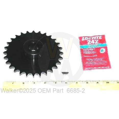 Walker Part # 6685-2 : (NR) Tine Crank Sprocket