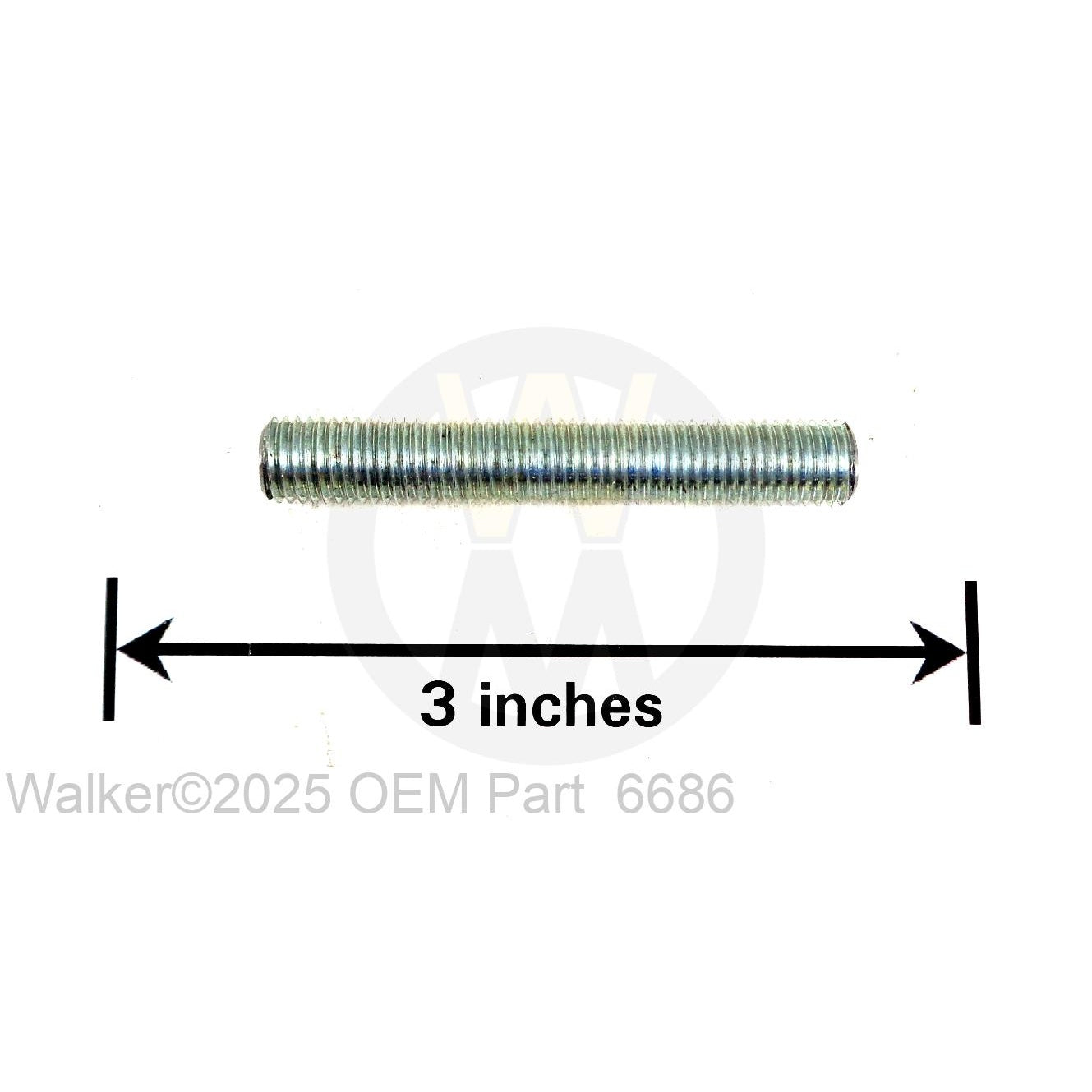 Walker Part # 6686 : TRANSPORT PIVOT TIE ROD