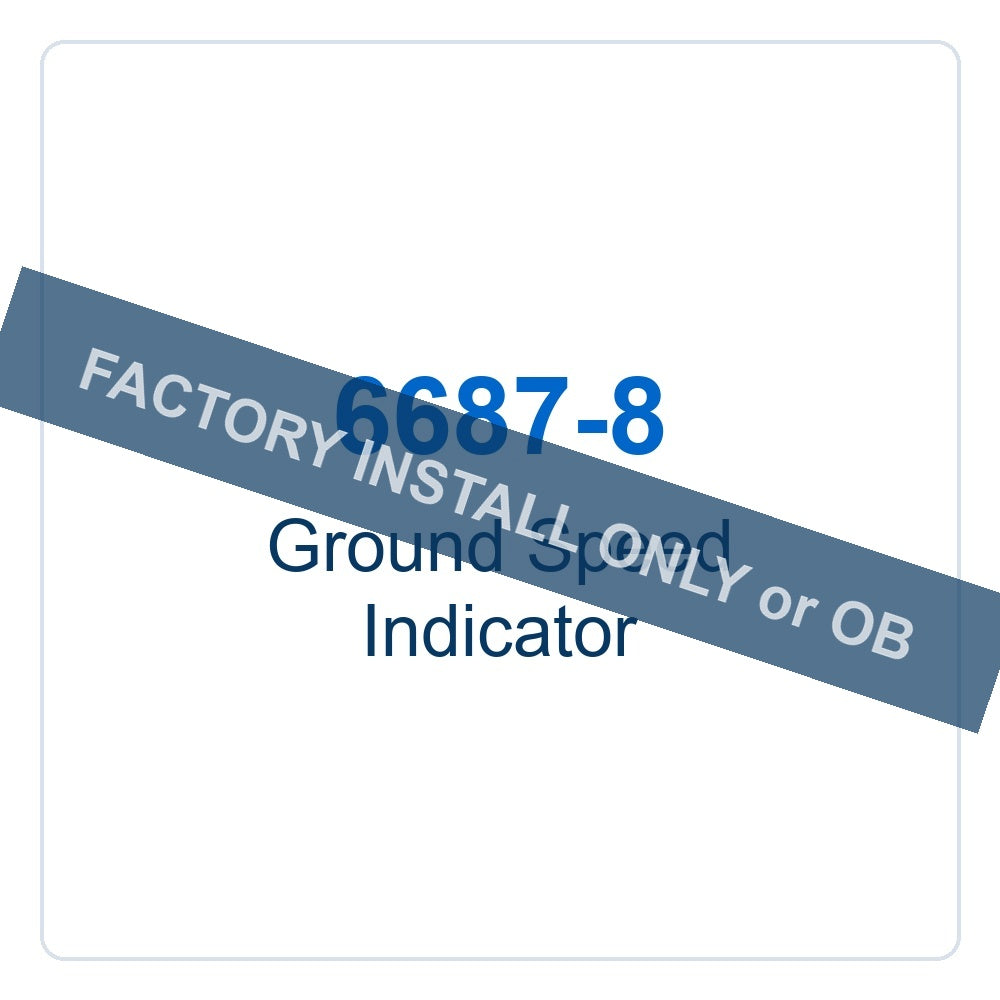 Walker Part # 6687-8 : Ground Speed Indicator