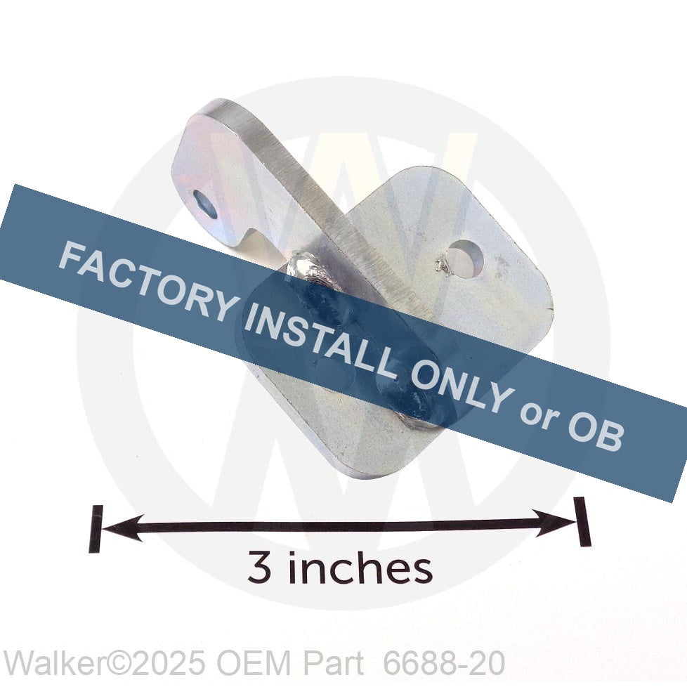 Walker Part # 6688-20 : Cable Mount Offset Left