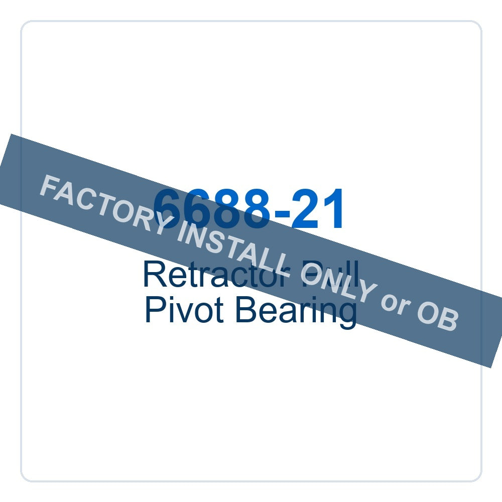 Walker Part # 6688-21 : Retractor Pull Pivot Bearing