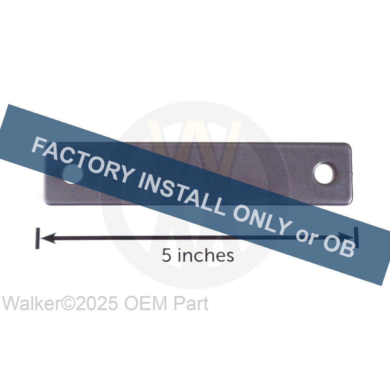 Walker Part # 6688-26 : Retractor Back Up Plate