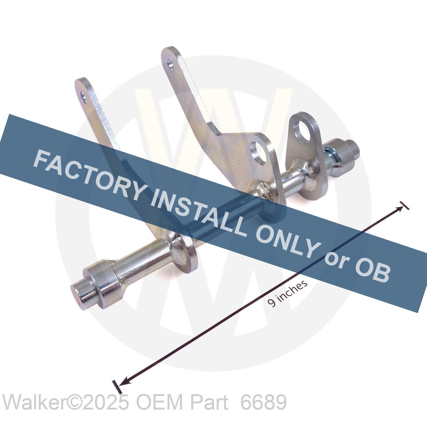 Walker Part # 6689 : Jack Wheel Pivot Weldment
