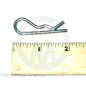 Walker Part # 6690-12 : HAIR SPRING COTTER (No.17)