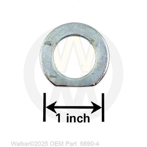 Walker Part # 6690-4 : FLAT BUSHING (3/4ID)
