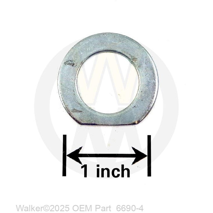 Walker Part # 6690-4 : FLAT BUSHING (3/4ID)