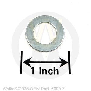 Walker Part # 6690-7 : FLAT BUSHING (1/2ID)