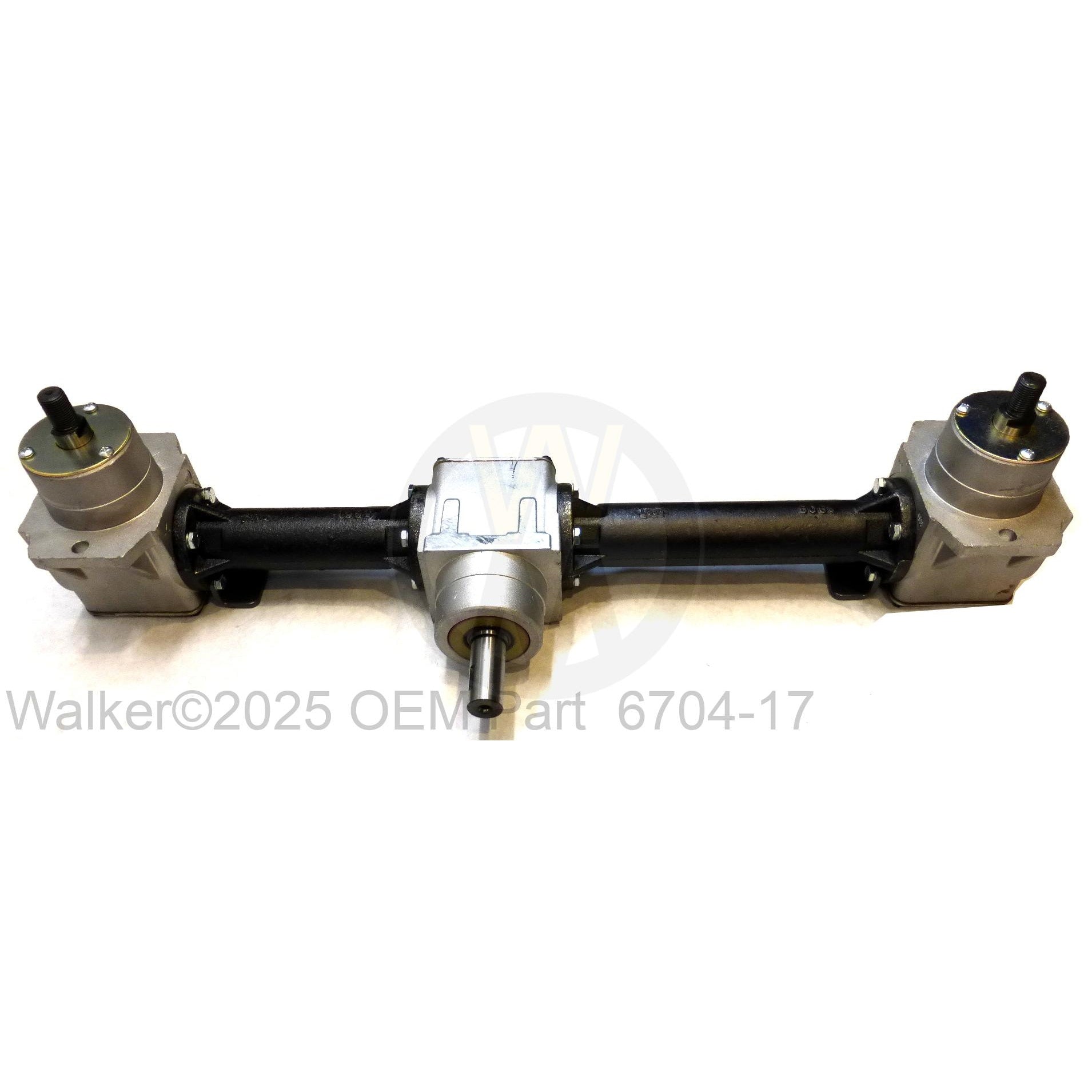 Walker Part # 6704-17 : DC48 Gearbox & Tube Assembly (Woodruff Key)
