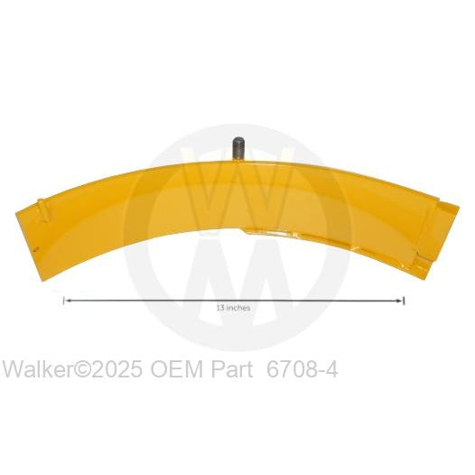 Walker Part # 6708-4 : Chute Baffle (1/4' Thick)