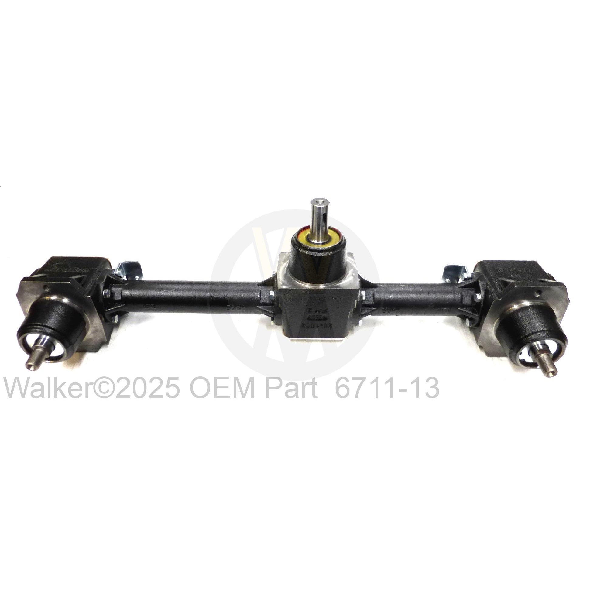 Walker Part # 6711-13 : DU48 Gearbox & Tube Assembly HD (Pro-Gear)